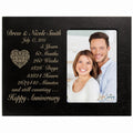 LifeSong Milestones Personalized Five Year for her him Couple Custom Engraved Wedding Gift for Husband Wife Girlfriend Boyfriend