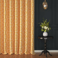 Story@Home Cotton Window Curtains 5 Feet Long 2 Piece | Bohemian Cotton Curtain | Geometric Printed | Light Filtering Curtains F
