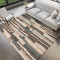 Dalyn Rugs Brisbane Br7 Bold Retro Stiped Sable 8' X 10'