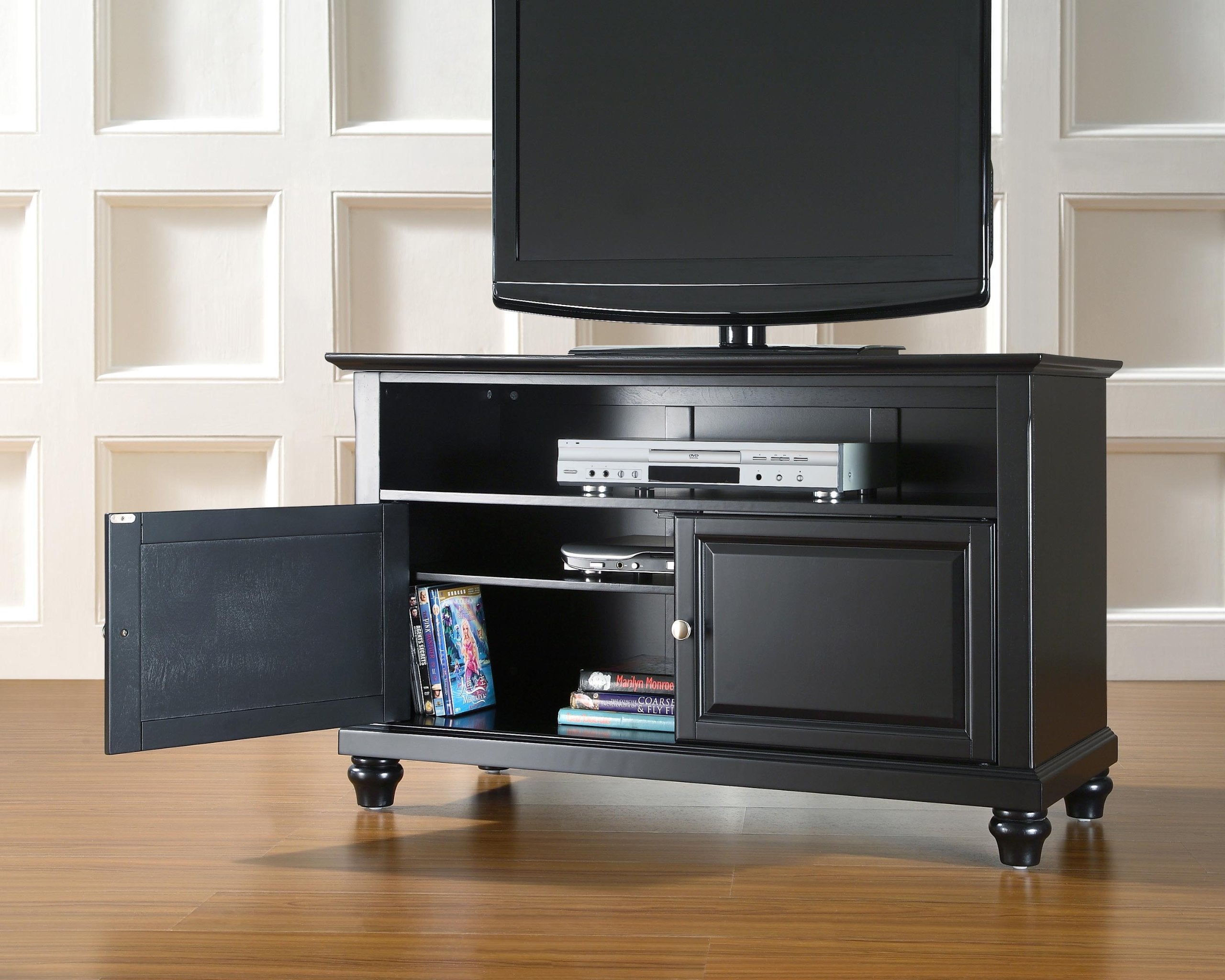 Crosley Furniture Cambridge 42-Inch Tv Stand - Black