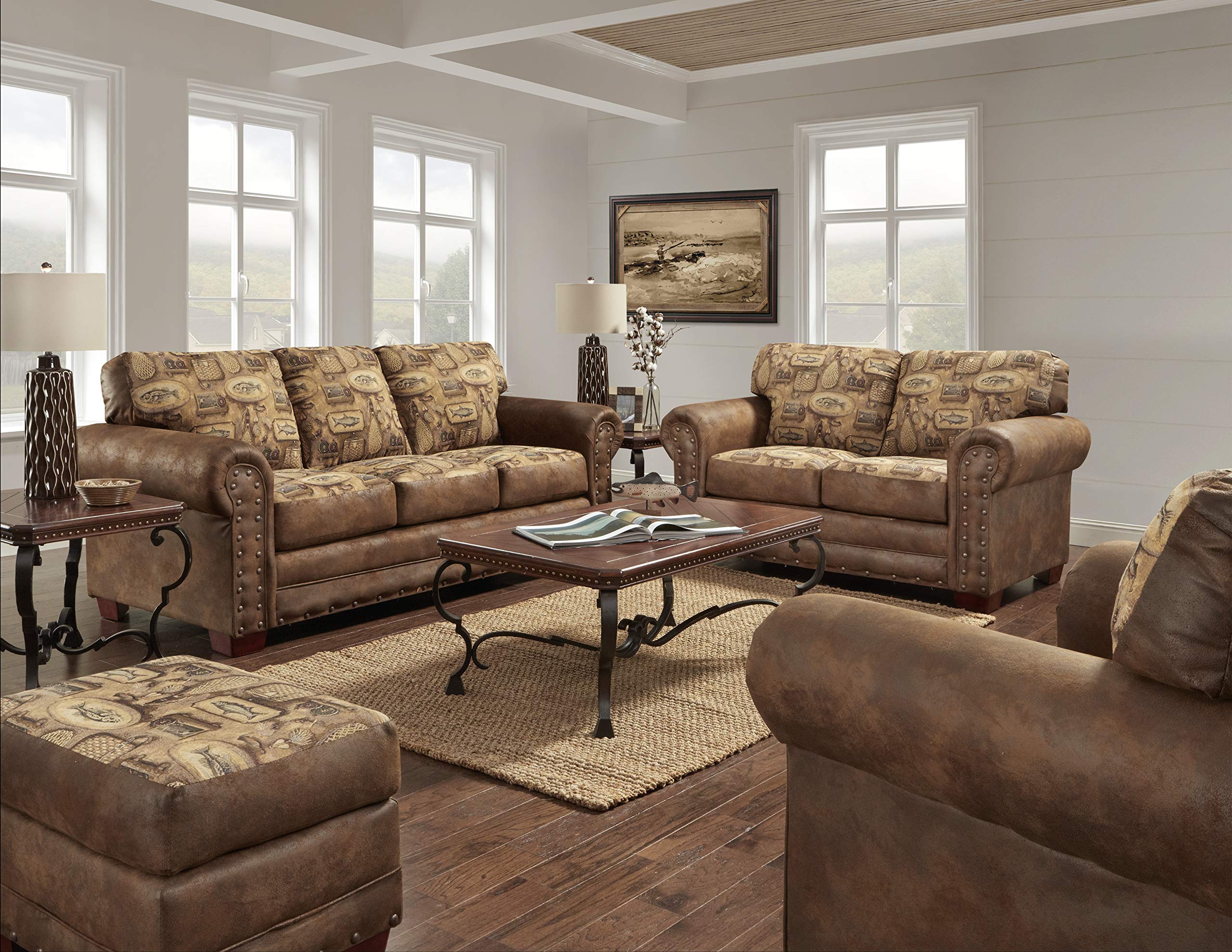 American Furniture Classics Model River Bend sofa, Brown