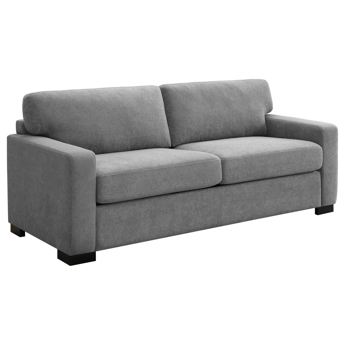 Coaster Home Furnishings Simpson Upholstered Sofa Sleeper with Queen Mattress Grey