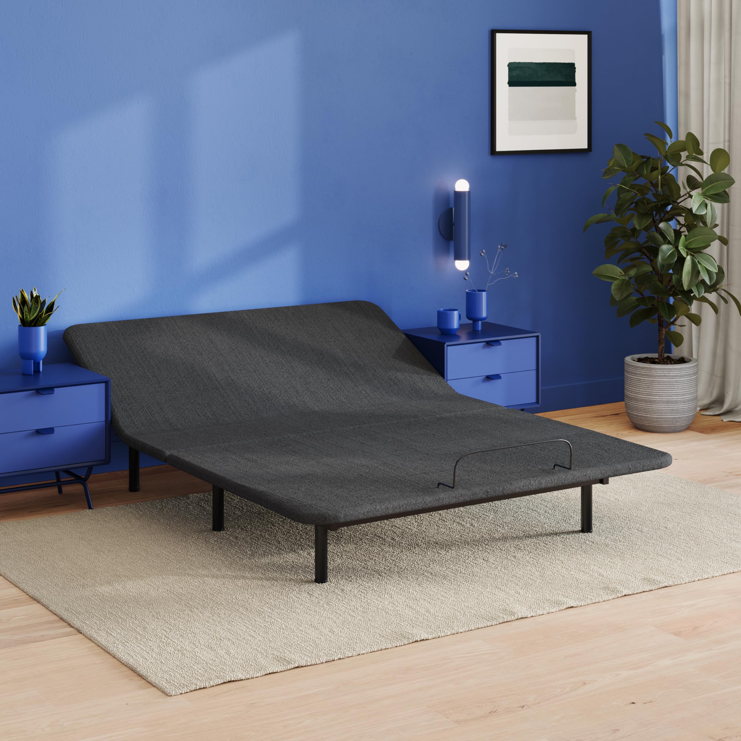 Nectar Classic Adjustable Base - Queen - Head & Foot Incline - Wireless Remote with Memory - Easy Set Up - Zero Clearance - Zero