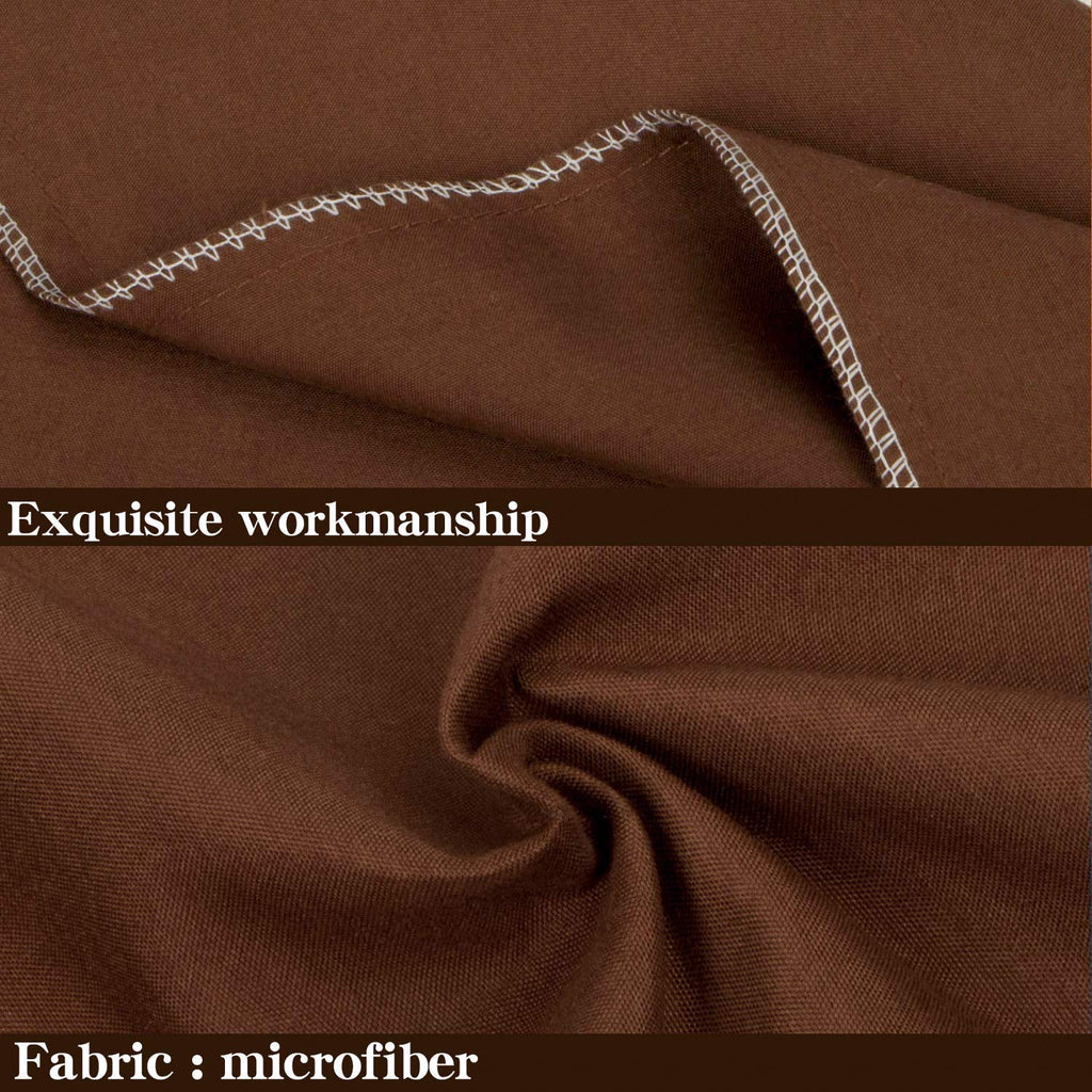 Ntbay Body Pillowcase - Brushed Microfiber 20X54 Pillowcase - Soft, Wrinkle-Free, Fade-Resistant, Stain-Resistant, Brown Body Pi
