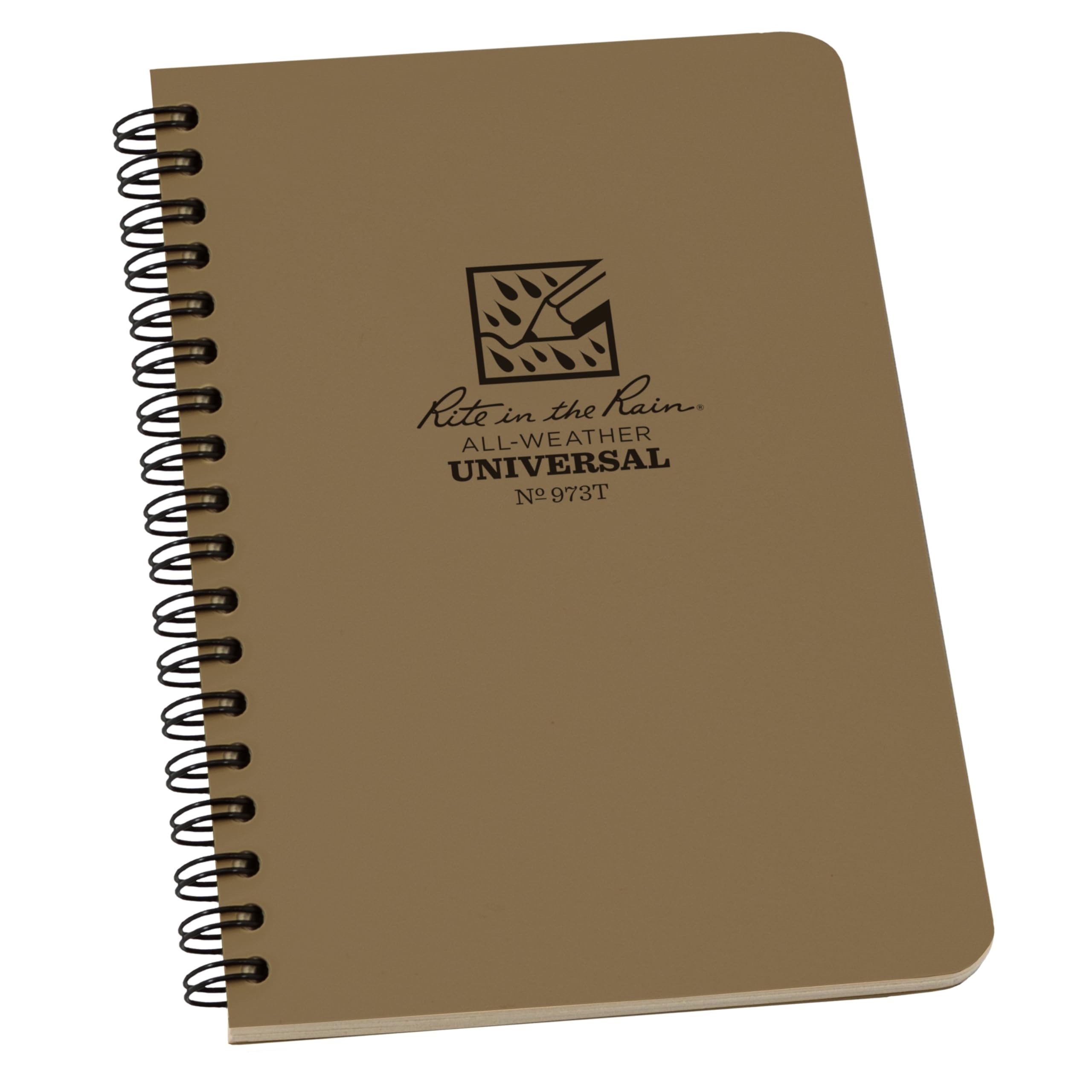 Rite In The Rain Side Spiral Notebook Tan
