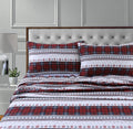 Tribeca Living Costsheetckdr Deep Pocket Sheet Set, Cal King, Comfy Stripe
