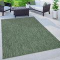 Solid Outdoor Rug For Patio Or Balcony Weatherproof In Mottled Green, Size: 2' X 3'3'