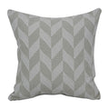 Blazing Needles Square Polyester Jacquard Throw Pillow, 17", Gannawls Khaki