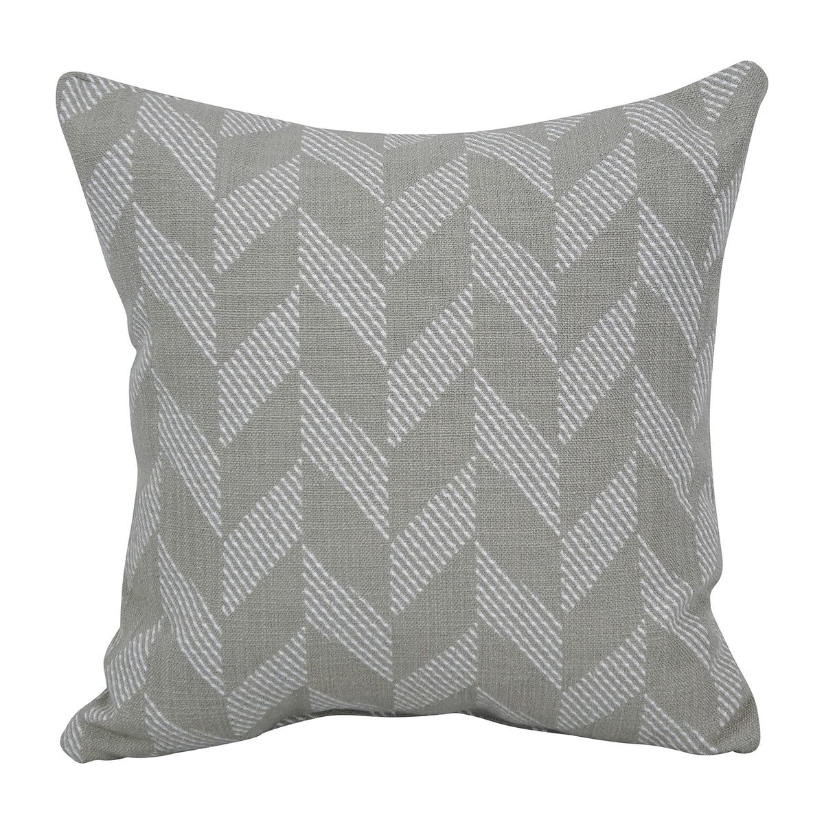 Blazing Needles Square Polyester Jacquard Throw Pillow, 17&quot;, Gannawls Khaki