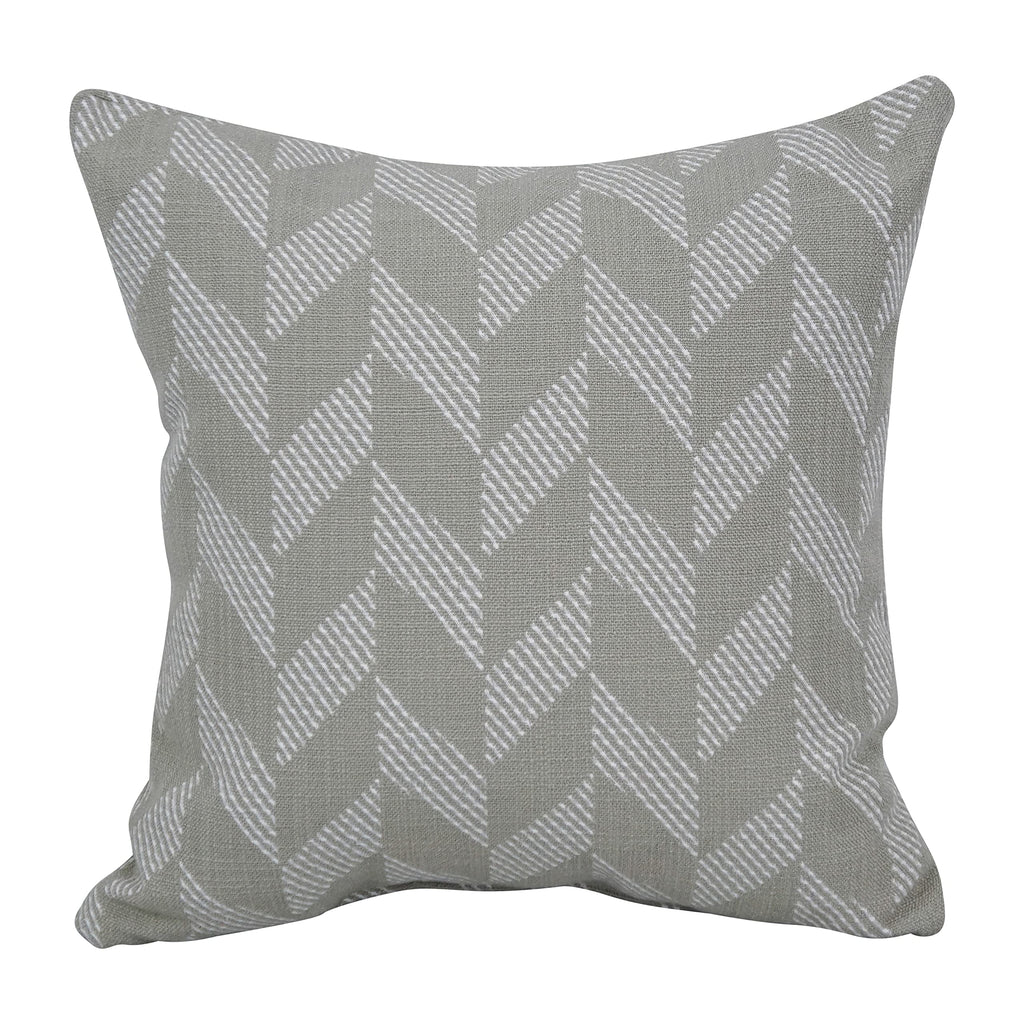 Blazing Needles Square Polyester Jacquard Throw Pillows, 17", Gannawls Khaki 2 Count