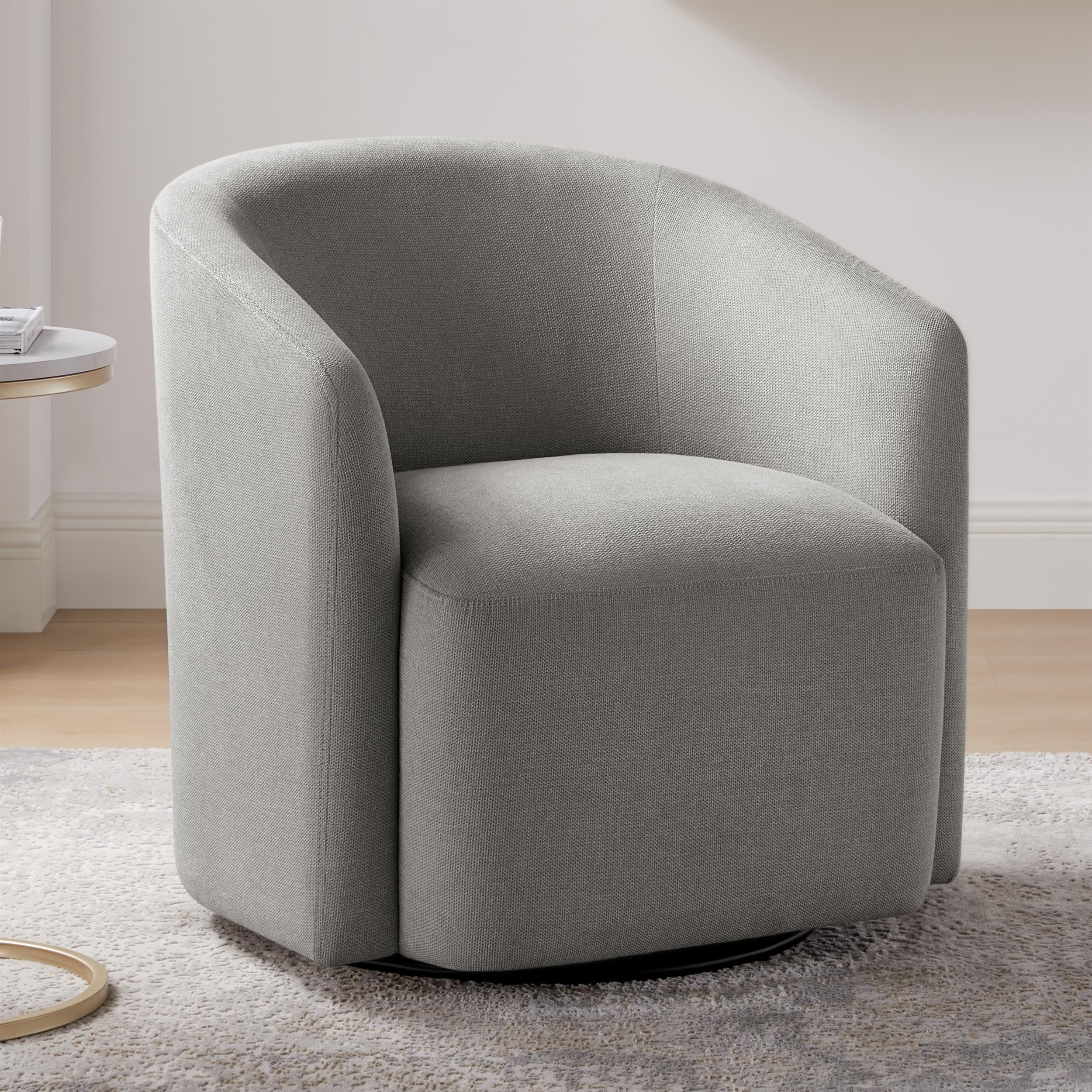Comfort Pointe Amhurst Swivel Barrel Chair - Thumbnail 2