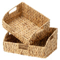 StorageWorks Pantry Baskets for Organizing, Hyacinth Storage Baskets,2Pack