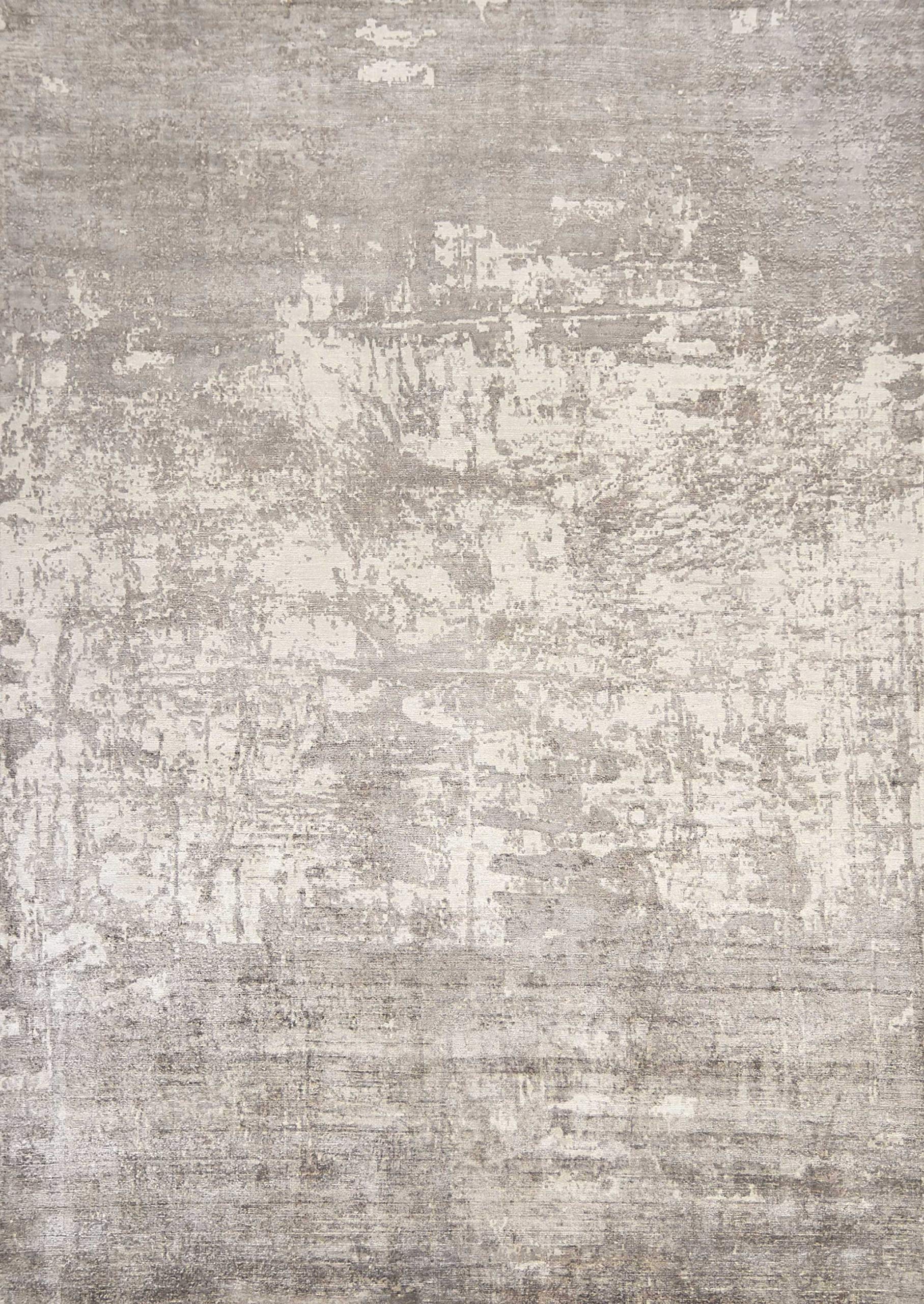 HomeRoots 86 x 116 Viscose Beige Area Rug