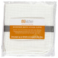 Mkitchen Waffle Microfiber Dish Cloth | Durable & Super Absorbent for Cleaning & Drying | Set of 3 | White