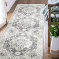 jinchan Runner Rug 2x5 Hallway Rug Kitchen Washable Runner Rug Vintage Rug Retro Print Low Pile Thin Rug Non-Slip Accent Rug Dis