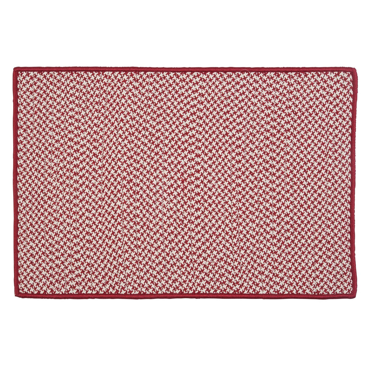 Colonial Mills Houndstooth Doormats - Sangria 35&quot; X 54&quot;