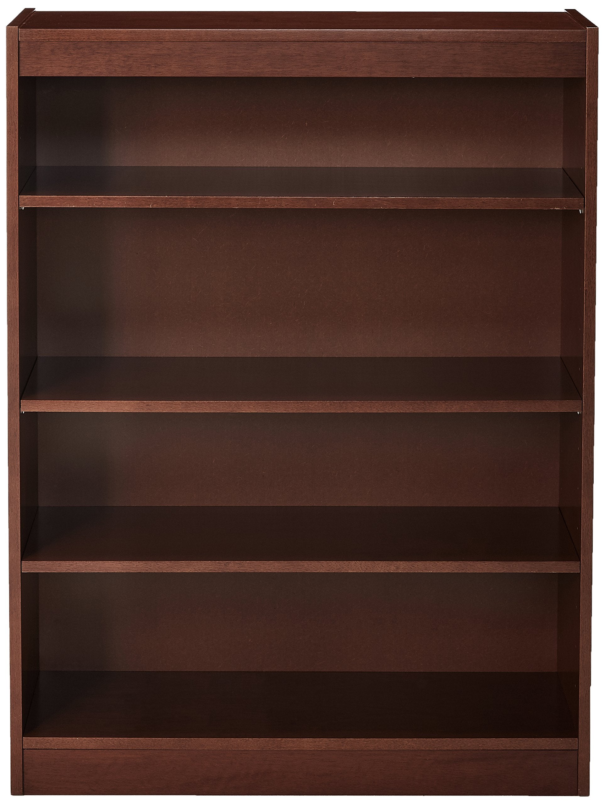 Lorell 89052 4 Shelf Panel Bookcase, 36-Inch X12-Inch X48-Inch , Cherry