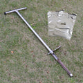 36' Soil Probe, Stainless Steel Soil Sampler Probe With Foot Pedal And Reusable Sample Bags, Soil Test Kits For Lawn Plant Gard