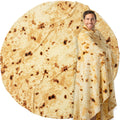 Pavilia Burrito Tortilla Blanket, Double Sided Taco Corn Wrap Novelty Throw For Adult Kid Teen, Realistic Food Blanket, Funny Ga
