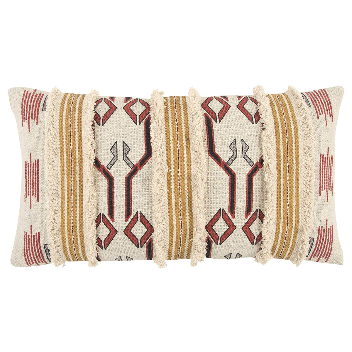 Rizzy Home | T13244 | Down Fill Decorative Pillow | 14&quot;x26&quot;