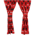 College Covers Everything Comfy Nebraska Cornhuskers Curtain Panel Set, 2 Panels, 2 Matching Tie Backs, 42 Inches Wide By 84 Inc
