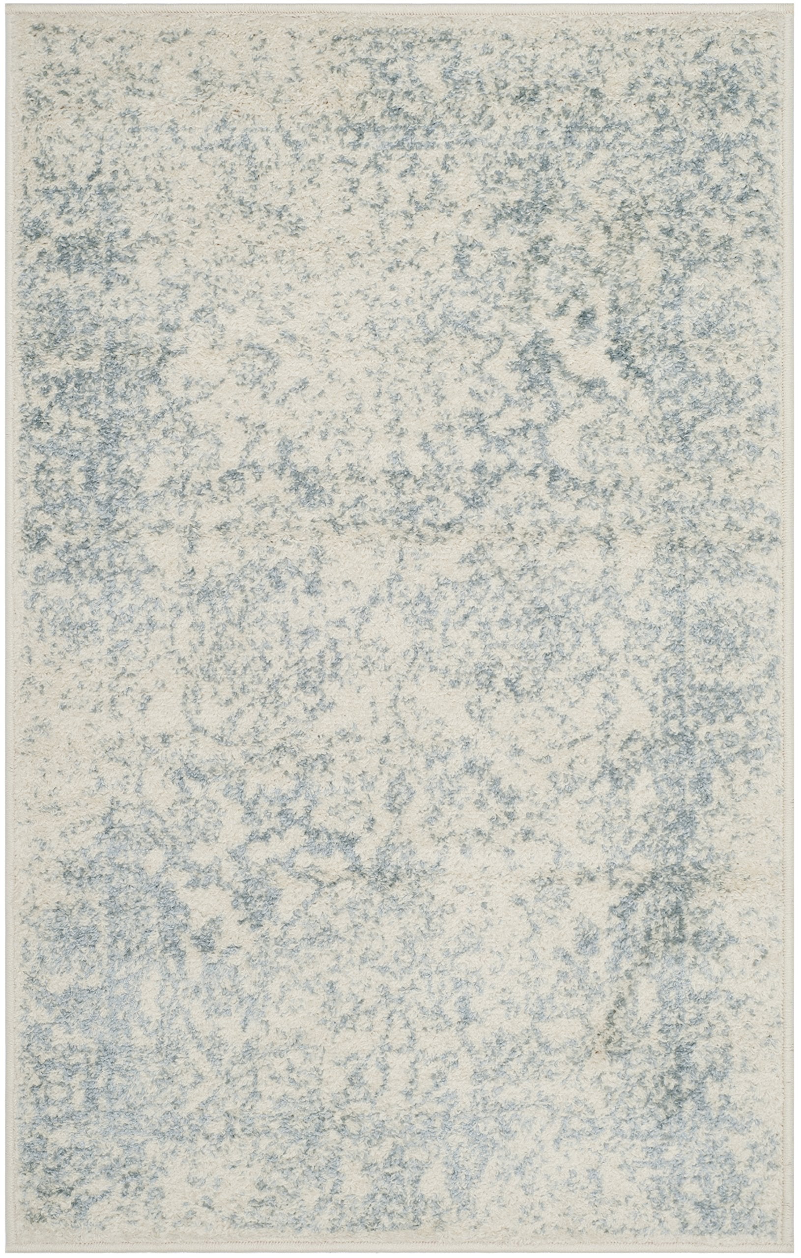 SAFAVIEH Adirondack Collection Accent Rug - 2 x 3, Ivory & Slate, Oriental Distressed Design, Non-Shedding & Easy Care, Ideal 