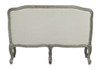 Acme Furniture Upholstered Loveseat with Nailhead Trim, Cream and Brown