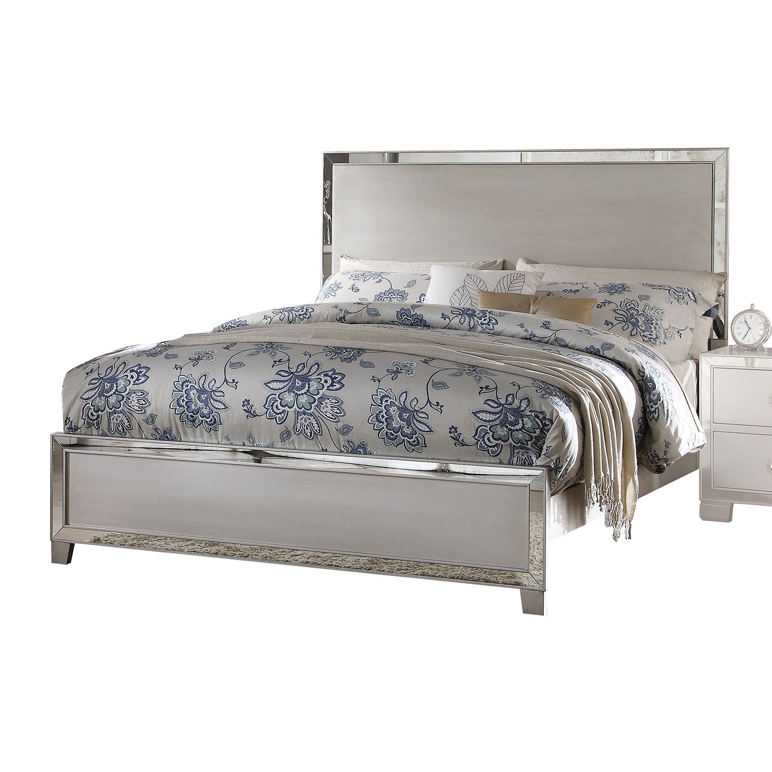 ACME Voeville II Eastern King Bed - 24837EK - Platinum