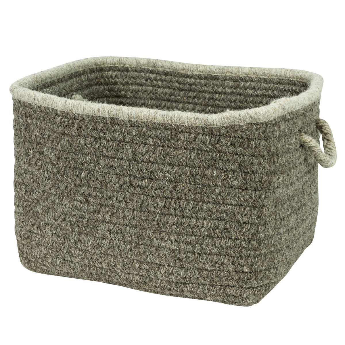 Natural Style Square Basket Colonial Mills , 18 By 18 By 12&quot;, Rockport Gray