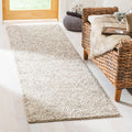 SAFAVIEH Natura Collection Runner Rug - 23 x 8, Beige, Handmade Wool, Ideal for High Traffic Areas in Living Room, Bedroom (NA