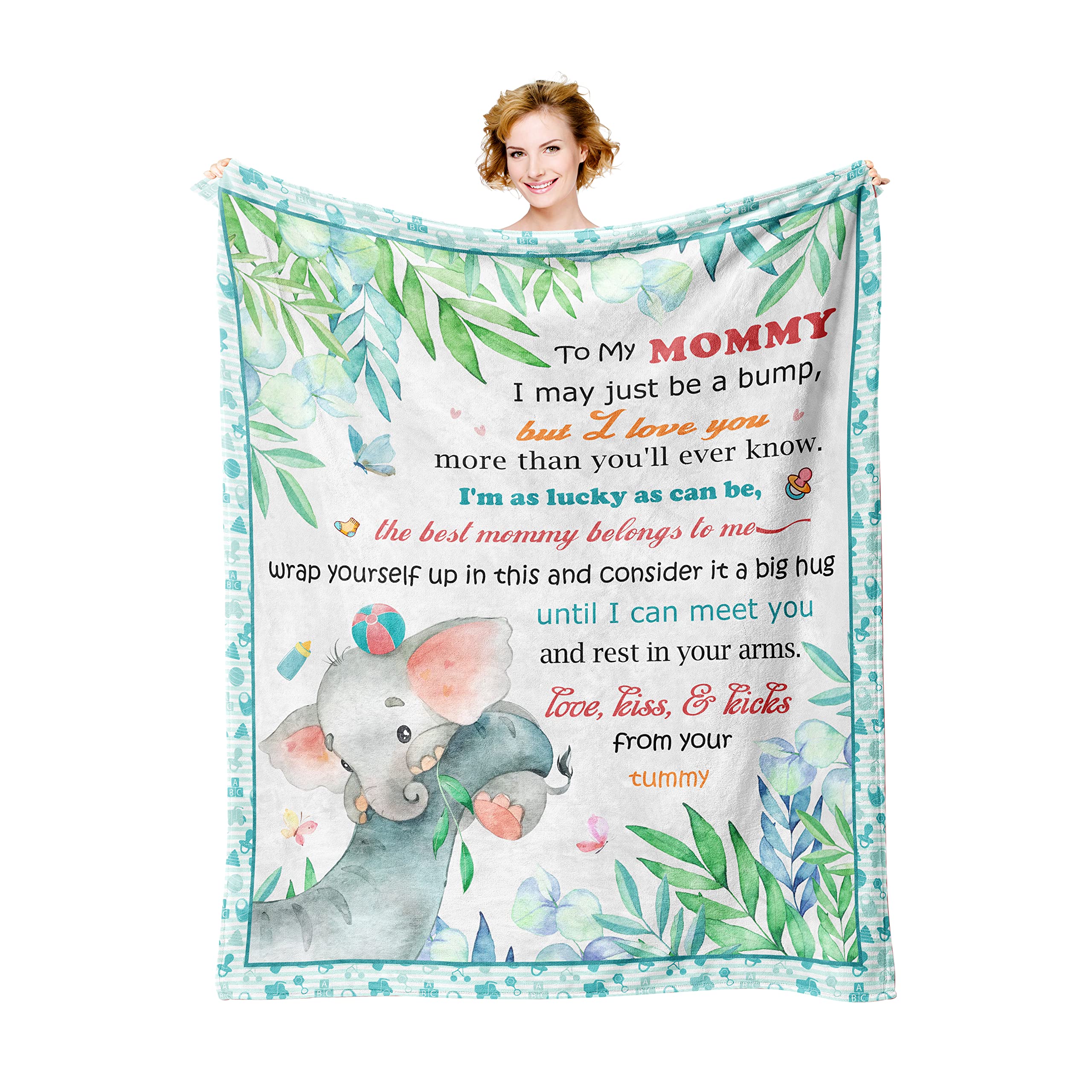 Xutapy New Mom Gifts For Women, Mom To Be Blanket 60X50, First Time Mom Gifts Ideas, Best Gift For New Mom Mommy After Birth, Ne