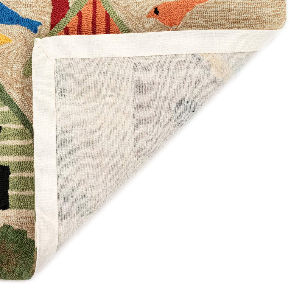 Liora Manne Frontporch Birdhouses Indoor/Outdoor Rug, 2 X 3 Ft