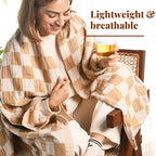 Folkulture Fall Throws For Couch 50'' X 60'', 100% Recycled Cotton Couch Blanket And Throws For Chair, Throw Blanket For Couch O