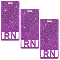 Registered Nurse Rn Glitter Badge Buddy Vertical Badge Holder Registered Nurse Badge Accessories Rn Badge Id Badge Holder For Wo