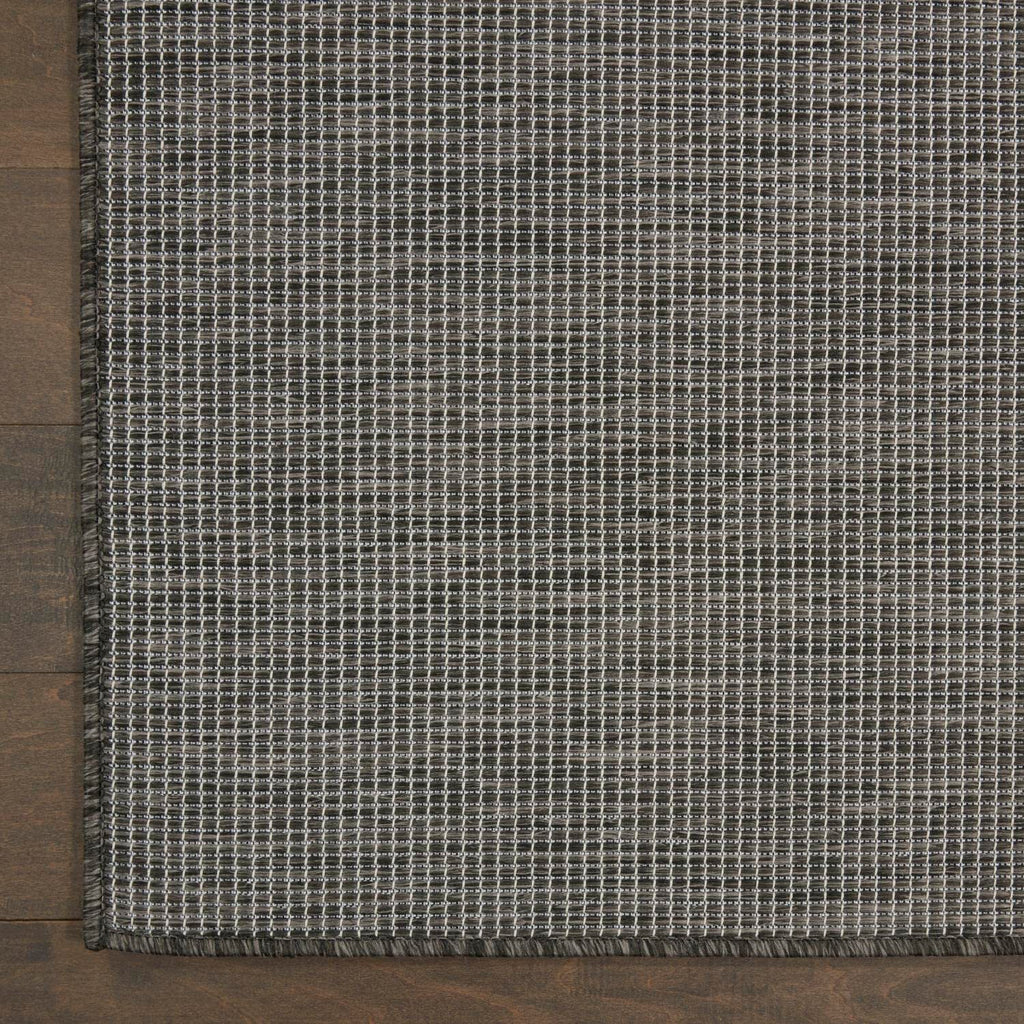 Nourison Positano Indoor/Outdoor Charcoal 3' X 5' Area Rug, Easy Cleaning, Non Shedding, Bed Room, Living Room, Dining Room, Backyard, Deck, Patio (3X5)