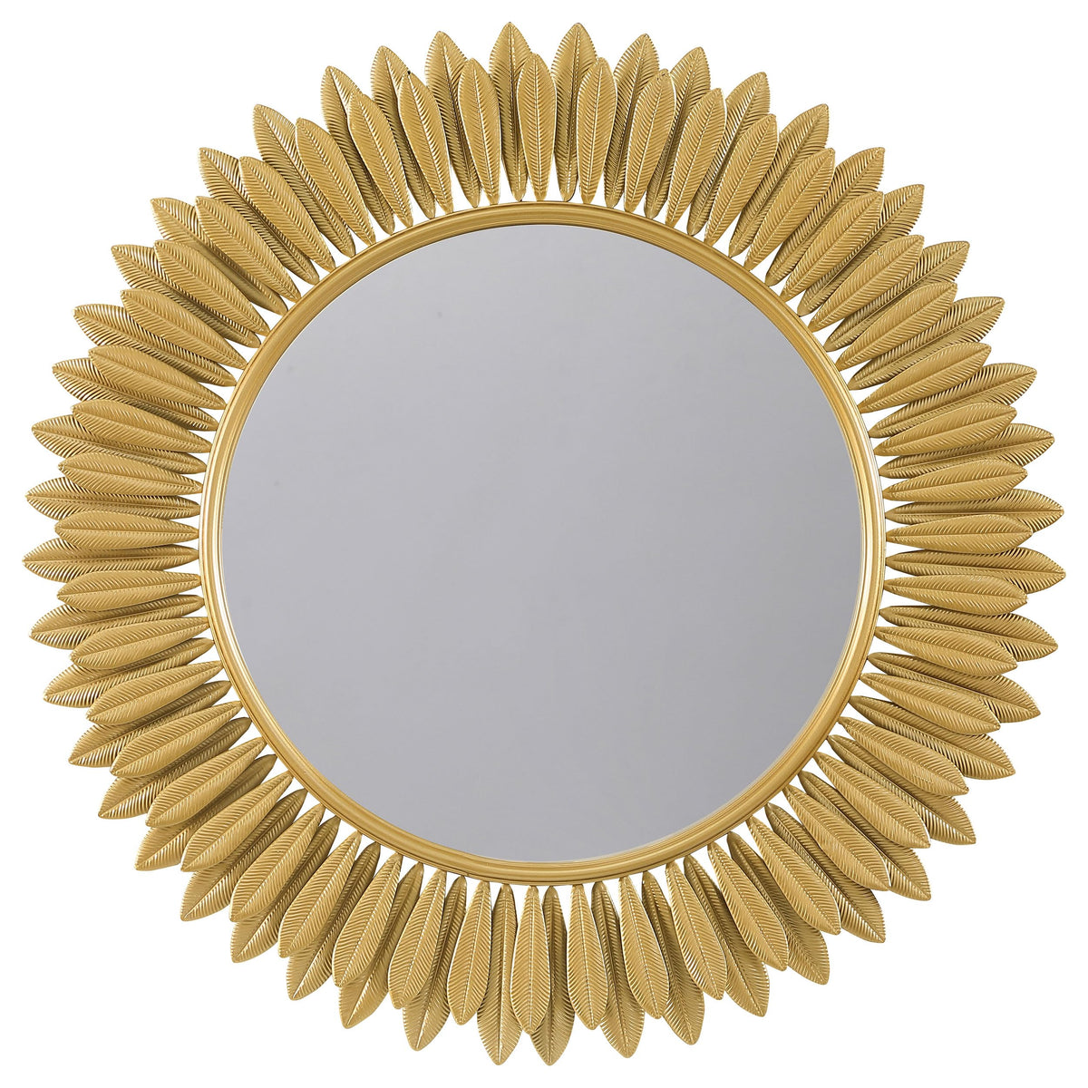 Coaster Home Furnishings Tuscany 35 X 35 Inch Sunburst Wall Mirror Gold