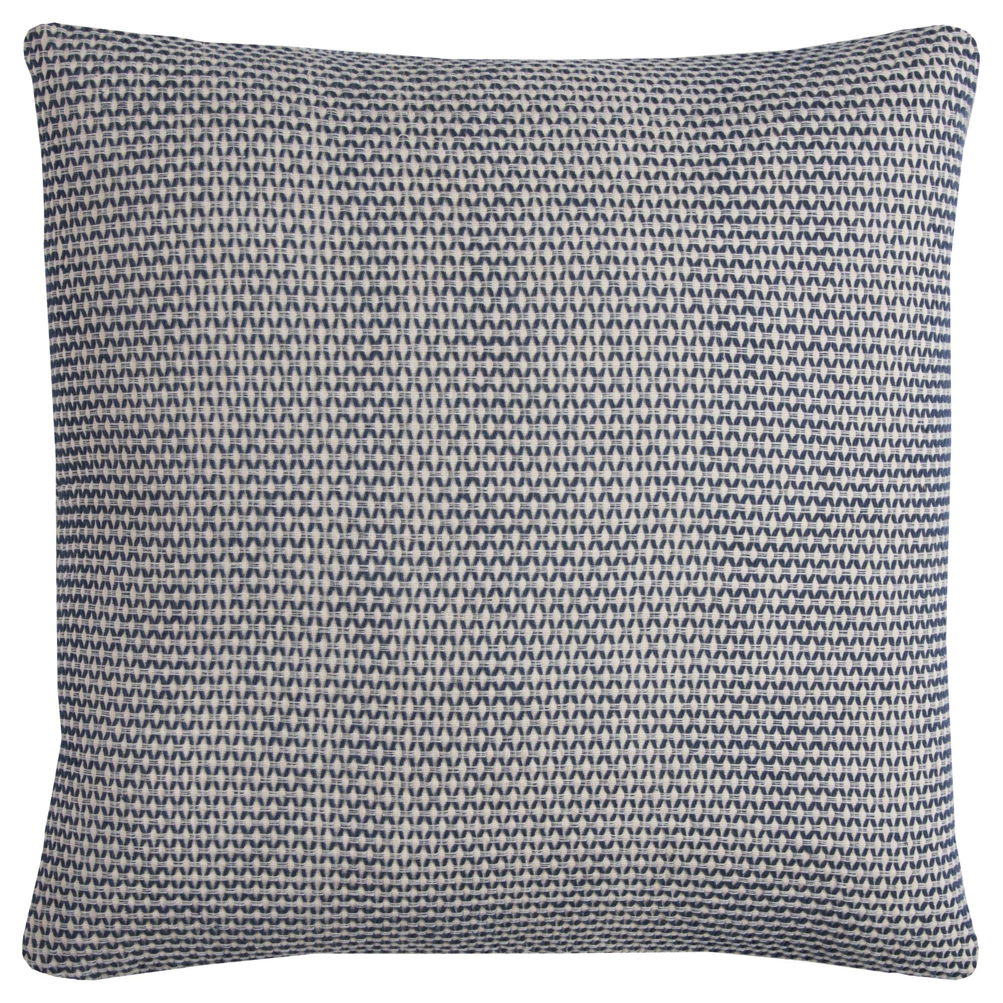 Rizzy Home | T11766 | 22"x22" Blue/Neutral/ Decorative Pillow | Down Fill
