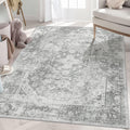 MUJOO Washable Rug 3x5 Area Rugs for Entryway Bedroom Living Room Bathroom Bedside Boho Small Non Slip Throw Carpet Indoor Sof
