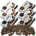 Gourmet - Backflow Incense Cones for Waterfall - Scented Inscents-Cones - Cinnamon, Vanilla, Coffee, Chocolate, Clove, Ginger - 