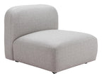 Zuo Biak Middle Chair Gray