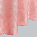 Pink Dorm Shower Curtain For Girls,Ombre Designs Waffle Weave Waterproof Fabric Shower Curtian Liner With Hooks Set For Small St