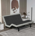 Irvine Home Collection California King Adjustable Bed Base - Dual Massage - USB Ports - Zero Gravity - Underbed Light - Wireless