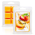 Georgia Peach - Southern Peach Fruit Scented Melt- Maximum Scent Wax Cubes/Melts- 1 Pack -2 Ounces- 6 Cubes, Gift for Women, Men