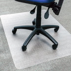 Floortex® Ecotex® BioPVC Eco Friendly Carbon Neutral Chair Mats for Low Pile Carpets up to 1/4" - 36" x 48"