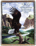 Manual Inspirational Collection 50 X 60-Inch Tapestry Throw With Verse, Freedom By Linda Pickens,