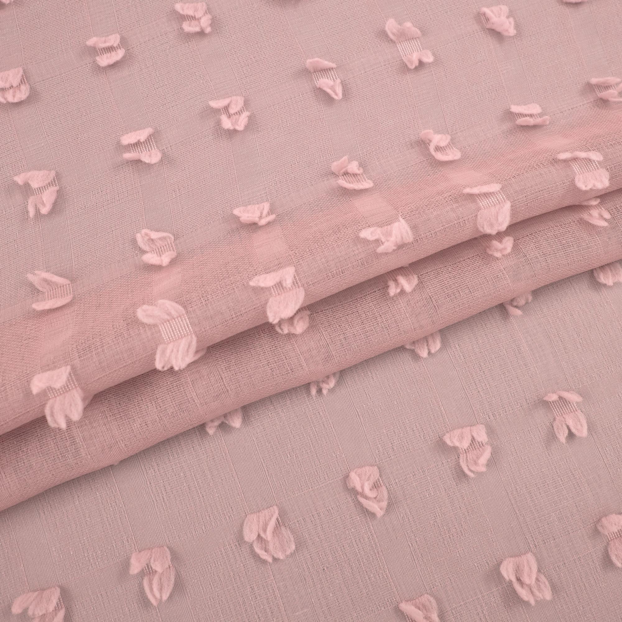 Koufall Dusty Pink Nursery Curtains For Baby Girls Bedroom Decor Boho Pom Pom Sheer Curtain For Kids Room 63 Inch Length 2 Panels