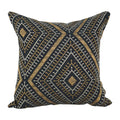 Blazing Needles Square Jacquard Throw Pillow, 17", Tupelo Earth