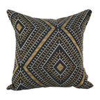 Blazing Needles Square Jacquard Throw Pillows, 17", Tupelo Earth 4 Count
