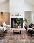 Loloi Chris Loves Julia x Jules Collection, Terracotta & Multi 2-6 x 9-6 Area Rug - Vintage Accent Rugs for Living Room, Bedro