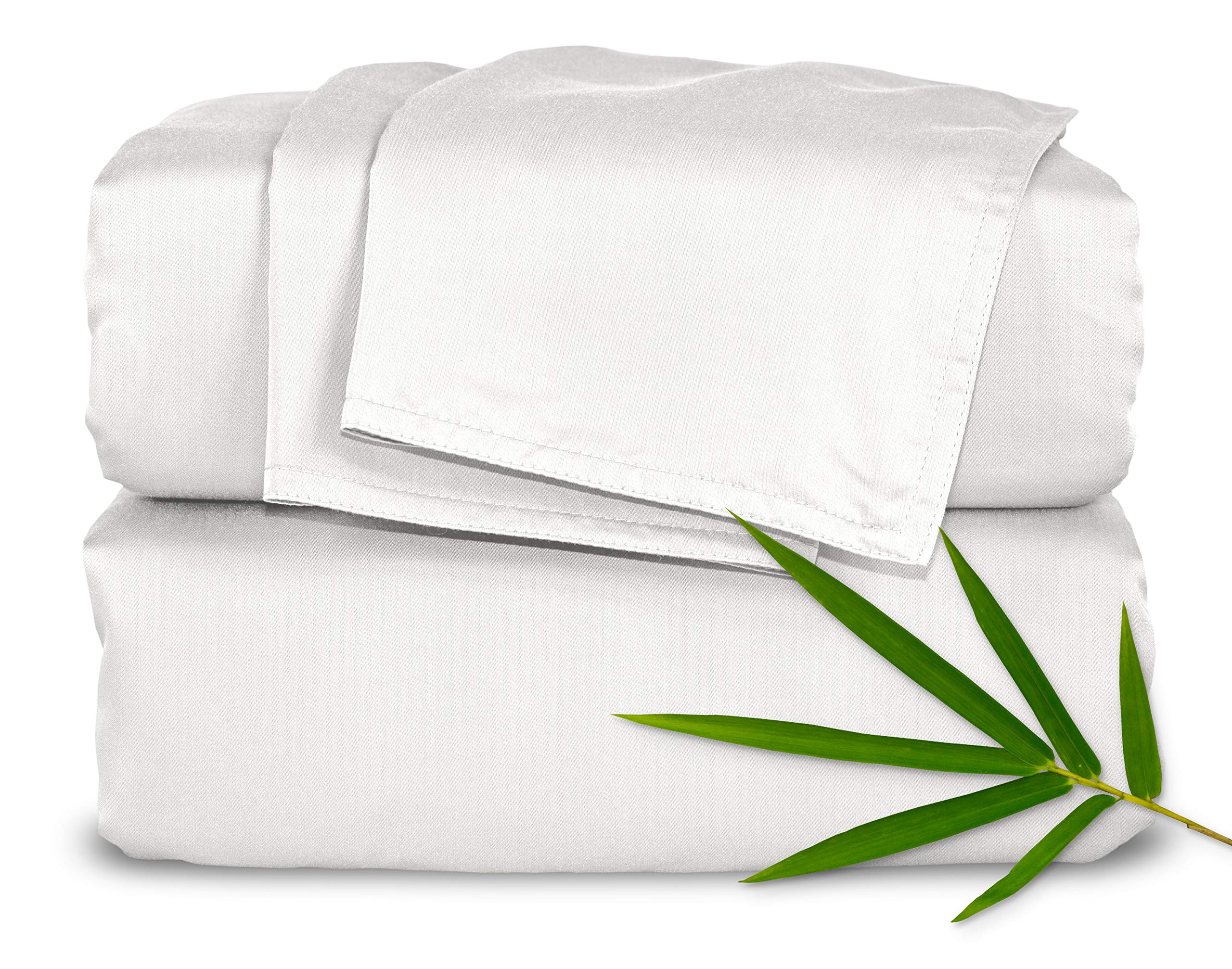 Short Queen Sheets By Pure Bamboo For Rv Camper (60'X75') - Genuine 100% Organic Viscose Derived From Bamboo Bed Sheet Set, So